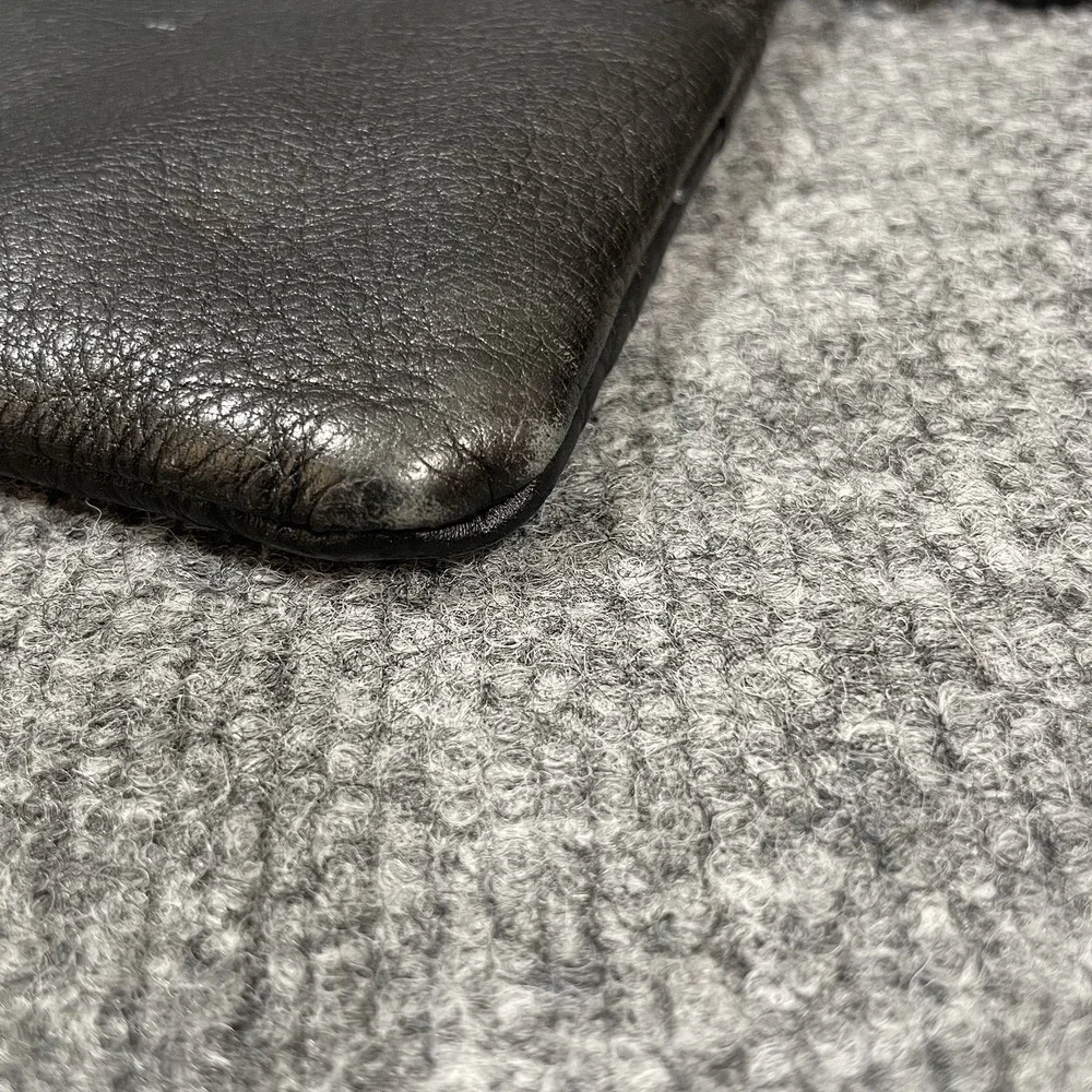 Liebeskind Berlin Leather Wristlet Clutch Wallet Women's Black Phone Carrier